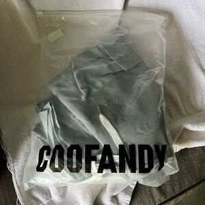 COOFANDY Gray Shirt/Pants- Packaged
